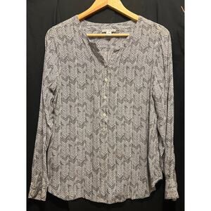 Dalia Collection L Blouse Black and White